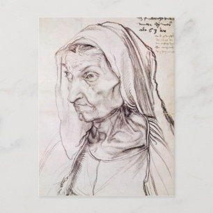 Cartão Postal Retrato da mãe da artista, 1514