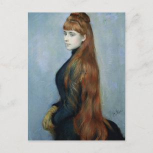 Cartão Postal Retrato da senhorita Alice Guerin