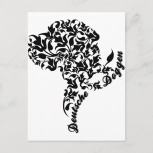 Cartão Postal Retrato Dane Grande rico