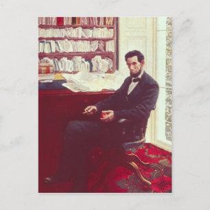 Cartão Postal Retrato de Abraham Lincoln