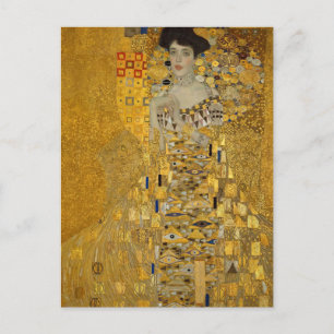 Cartão Postal Retrato de Adele Bloch-Bauer I por Gustav Klimt