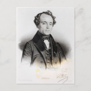 Cartão Postal Retrato de Alexandre Dumas Fils