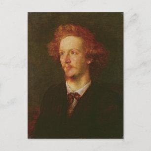 Cartão Postal Retrato de Algernon Charles Swinburne 1867