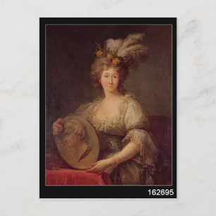 Cartão Postal Retrato de Anne Biron Princesa de Courland