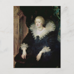 Cartão Postal Retrato de Anne da Áustria c.1622