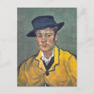 Cartão Postal Retrato de Armand Roulin por Vincent Van Gogh
