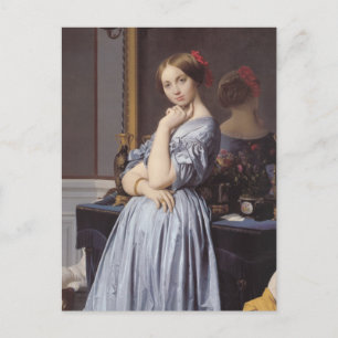 Cartão Postal retrato de arte fina da Viscondessa Othenin Dhauss