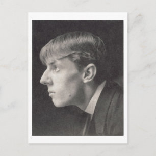 Cartão Postal Retrato de Aubrey Beardsley (1872-1998) por Freder
