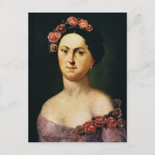 Cartão Postal Retrato de Avdotia Istomina, 1830