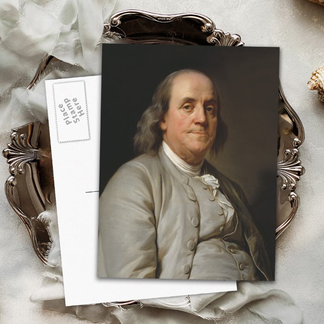 Cartão Postal Retrato de Benjamin Franklin (Criador carregado)