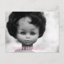 Retrato de Boneca Borroso - Halloween