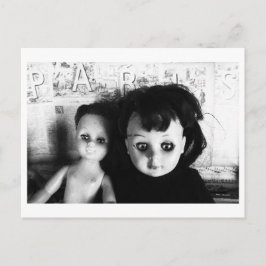 Cartão Postal Retrato de Boneca - Irmãs Boneca