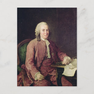 Cartão Postal Retrato de Carl von Linnaeus