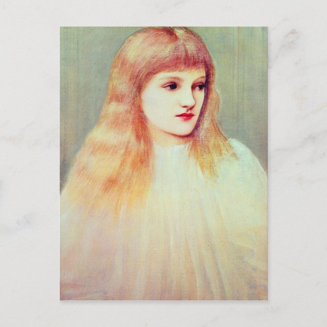 Cartão Postal Retrato de Cecily Horner, 1895 (Frente)