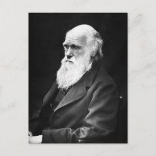 Cartão Postal Retrato de Charles Darwin