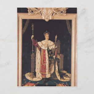 Cartão Postal Retrato de Charles X em Robes de Coronação, 1829