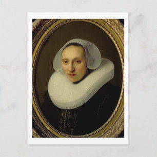 Cartão Postal Retrato de Cornelia Pronck, Esposa de Albert Cuype