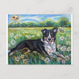 Cartão Postal Retrato de Daisy 2