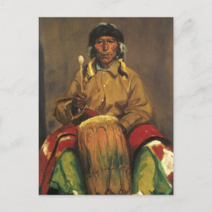 Cartão Postal Retrato de Dieguito Roybal por Robert Henri