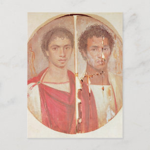 Cartão Postal Retrato de dois irmãos