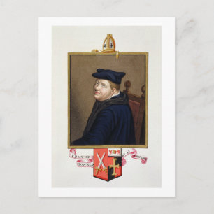 Cartão Postal Retrato de Edmund Bonner (c.1500-69) Bispo de Lo