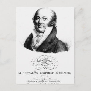 Cartão Postal Retrato de Etienne Geoffroy Santo-Hilaire