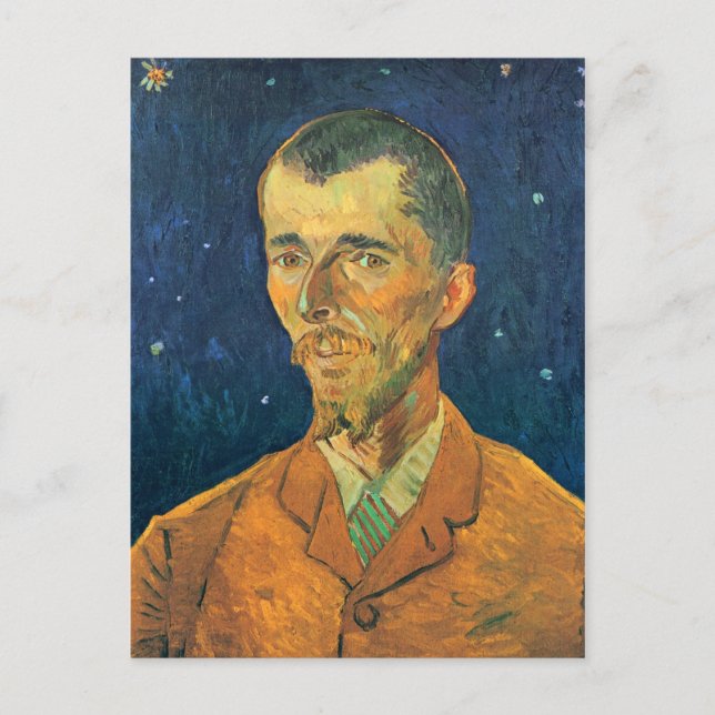 Cartão Postal Retrato de Eugene Boch, Van Gogh Fine Art (Frente)