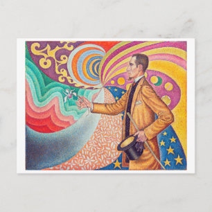 Cartão Postal Retrato de Felix Feneon, Signac