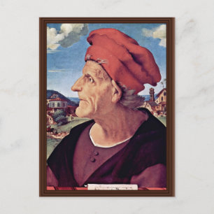 Cartão Postal Retrato De Francesco Giamberti. Por Piero Di Cosim