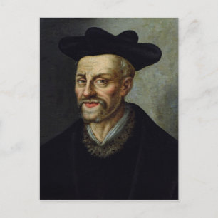 Cartão Postal Retrato de Francois Rabelais