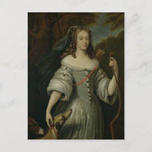 Cartão Postal Retrato de Francoise Louise de la Baume