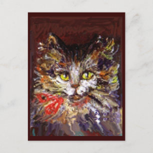 CARTÃO POSTAL RETRATO DE GATINHO