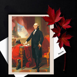 Cartão Postal Retrato de George Washington, Thomas Sully
