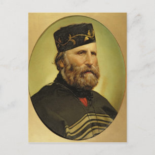 Cartão Postal Retrato de Giuseppe Garibaldi