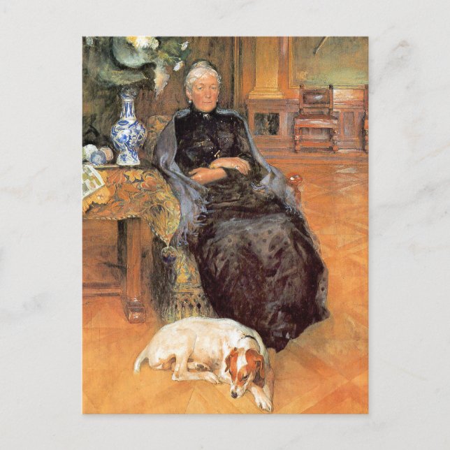 Cartão Postal Retrato de Gothilda Furstenberg (Frente)