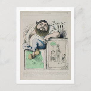 Cartão Postal Retrato de Gustave Courbet (1819-77)