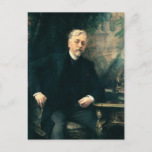 Cartão Postal Retrato de Gustave Eiffel 1905