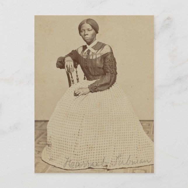 Cartão Postal Retrato de Harriet Tubman | 1868-69 (Frente)