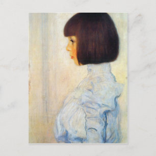 Cartão Postal Retrato de Helene Klimt por Gustav Klimt