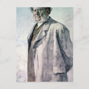 Cartão Postal Retrato de Henrik Ibsen, 1895