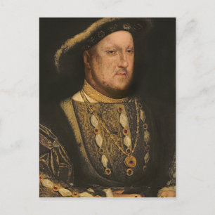 Cartão Postal Retrato de Henrique VIII c.1536