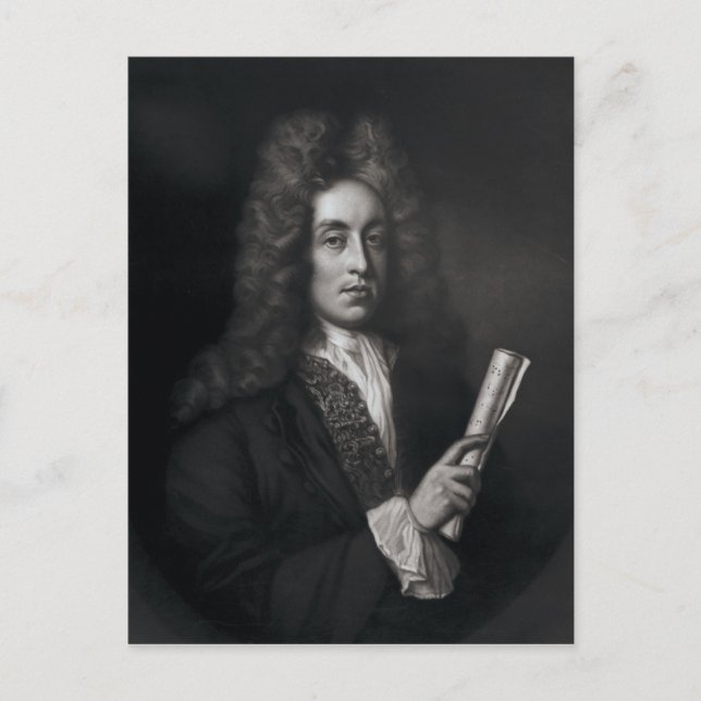 Cartão Postal Retrato de Henry Purcell (Frente)