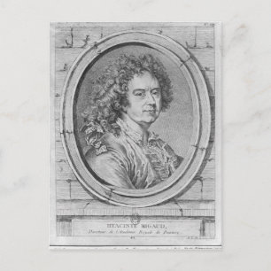 Cartão Postal Retrato de Hyacinthe Rigaud, 1752-65