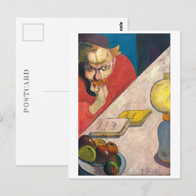 Cartão Postal Retrato de Jacob Meyer de Haan | Gauguin | (Frente/Verso)