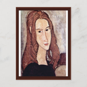 Cartão Postal Retrato De Jeanne Hébuterne,