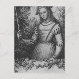 Cartão Postal Retrato de Joan of Arc