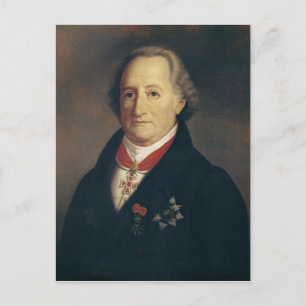 Cartão Postal Retrato de Johann Wolfgang von Goethe