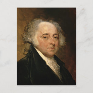 Cartão Postal Retrato de John Adams
