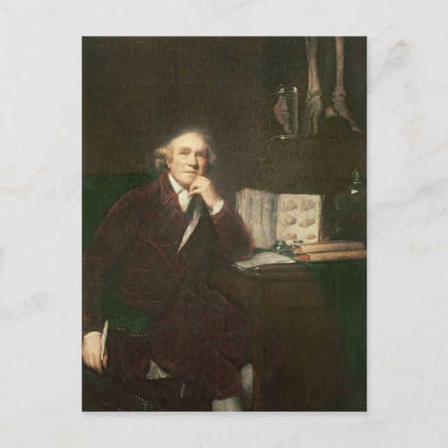 Cartão Postal Retrato de John Hunter após Sir Joshua (Frente)