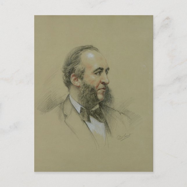 Cartão Postal Retrato de Jules Ferry (Frente)